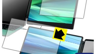 LAPTOMO 14.1インチ トリプルポータブルモニター S3 保護